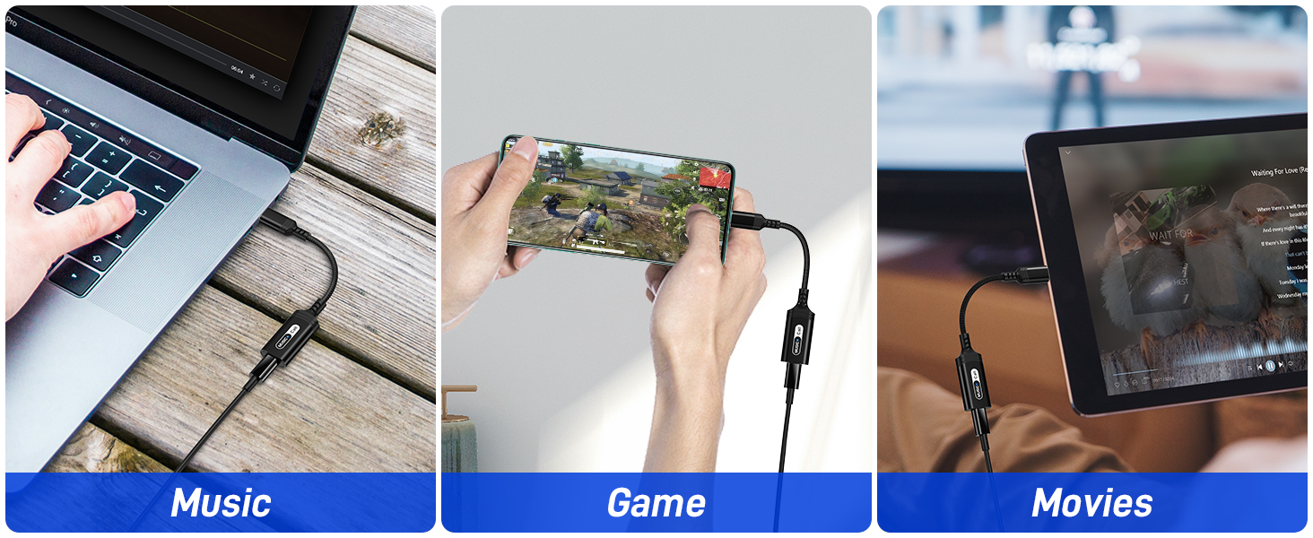 USB C to Lightning Audio Adapter for iPad Pro 10