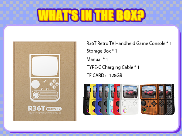 R36T Retro Handheld Game console