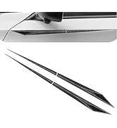 Hugwits 2 PCS Car Side Doors Blade Stickers, Car Side Wing Emblem Badge Stickers, Self-Adhesive A...