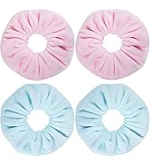 IVARYSS Super Towel Scrunchies for Drying Hair, Absorbent and Soft Microfiber for Frizz Free, Lar...