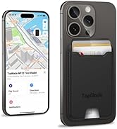 TopMade for MagSafe Wallet with Smart Tracker Works with Apple Find My App, Findable Magnetic Wal...