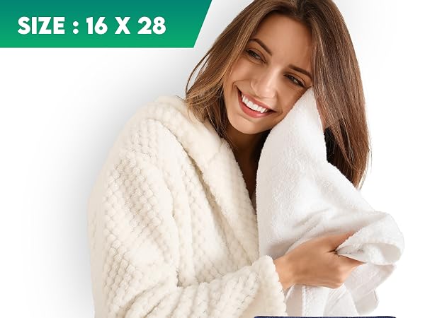 cotton hand towels 16 x 28 absorbent gym towels, spa towels set, quick dry towels, multicolor towels