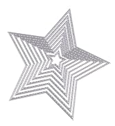 Stars Die Cut for Card Making, Scrapbooking Die-Cuts, Stars Metal Cutting Dies Congratulations Di...