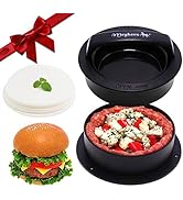 Meykers Burger Press Hamburger Press Patty Maker - with 100 Wax Papers Hamburger Patty Press Burg...