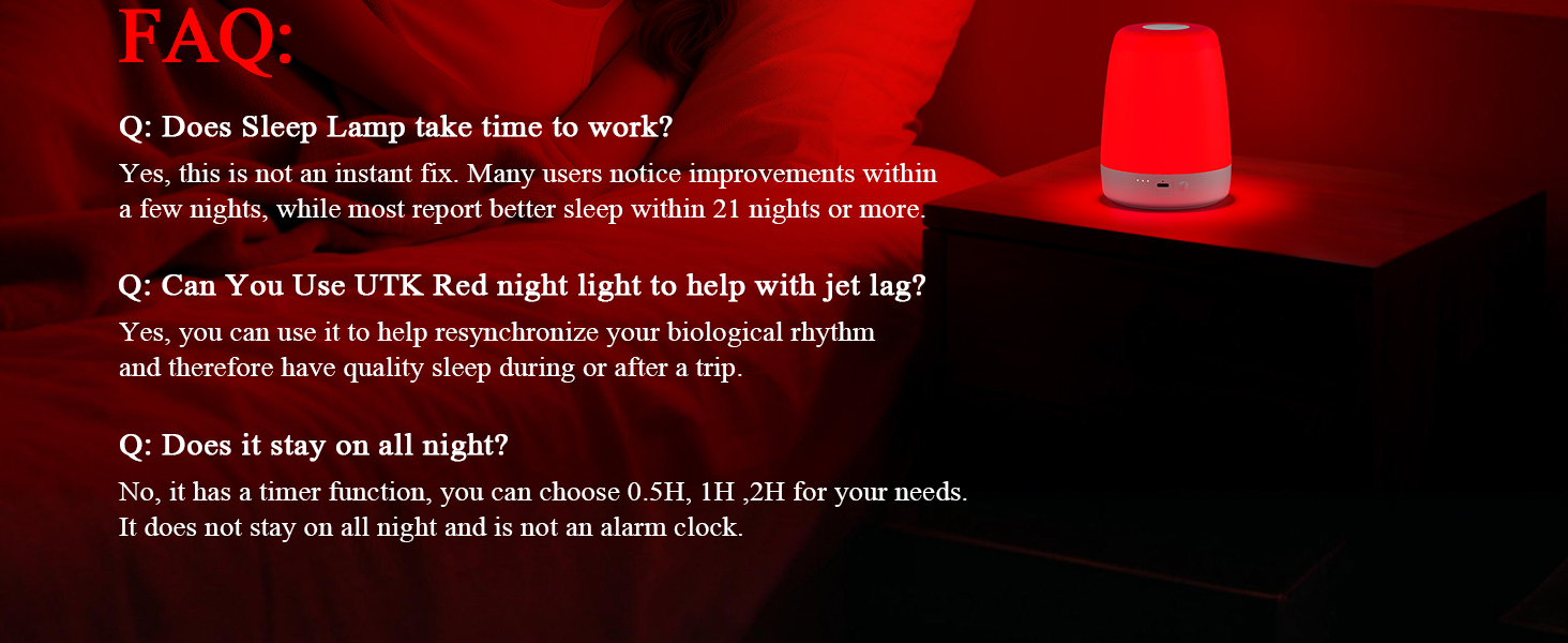 red light night light baby