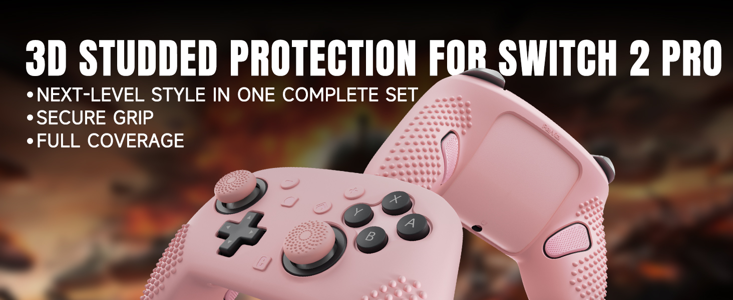PlayVital Silicone Cover Skin for Nintendo Switch 2 Pro Controller