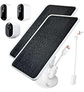 JJMASEE Solar Panel Charger for Arlo Spotlight Essential/Essential 2K /2K XL (2nd Gen) - Includes...