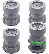HANIHUA 4 Sets Furniture Bed Risers 3 Inch Washing Machine Support Heavy Duty, Adjustable Height ...