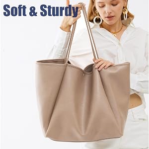 pu leather tote