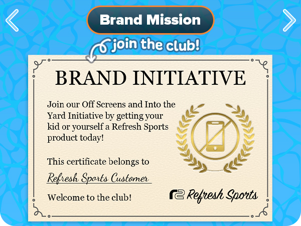 Refresh Sports Brand Mission