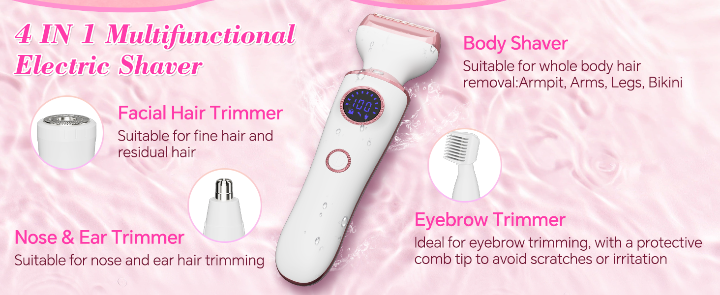 4-in-1 Bikini Trimmer & Body Shaver