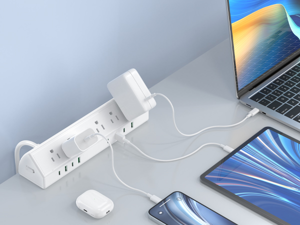 Desk Clamp Power Strip