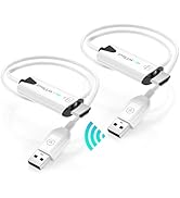 Wireless HDMI Transmitter and Receiver Wireless HDMI Extender Long Range, Plug and Play, Support ...