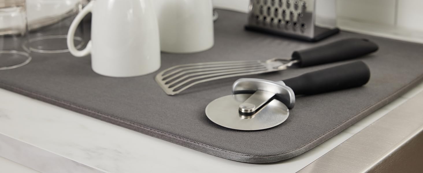 Dish drying mat, dish mat drying kitchen mat, silicone dish drying mat