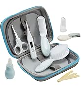 Little Angel Baby Grooming Kit,Baby Grooming Kit Newborn Care Set with Hair Brush Comb Finger Too...