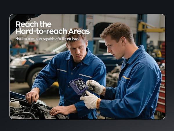 Inspection Borescope for Wall Automotive Engine