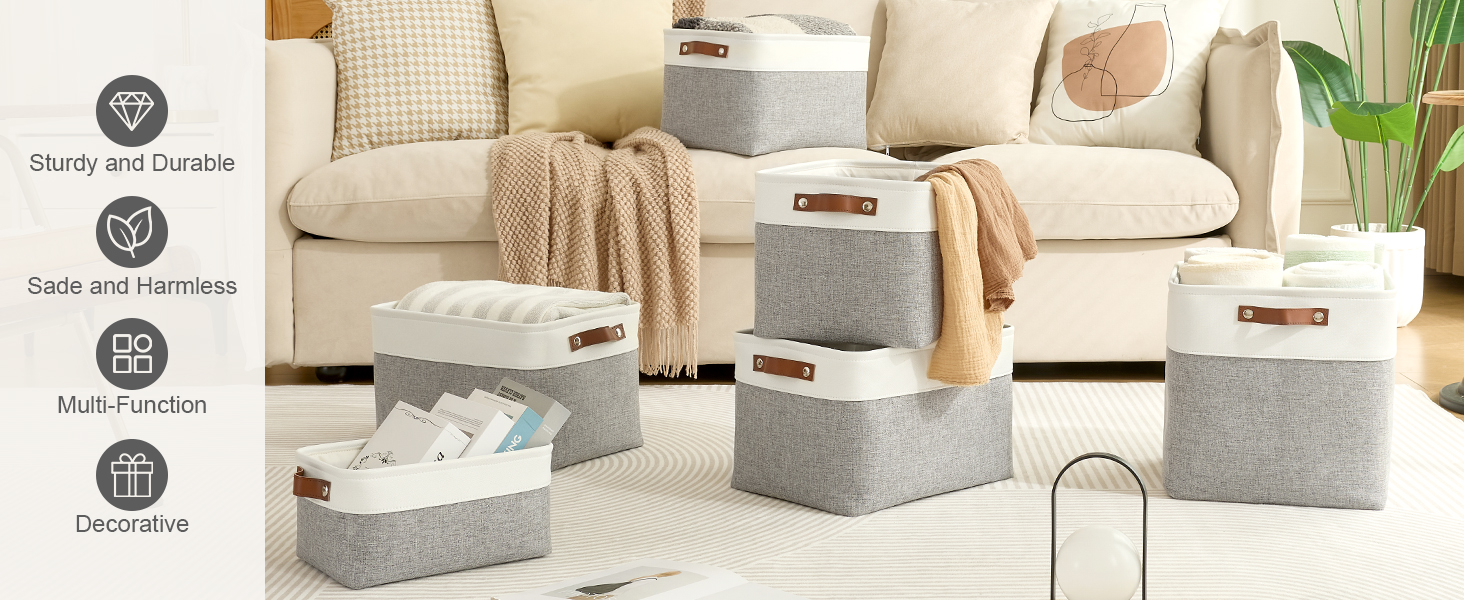 storage bins basket large storage baskets