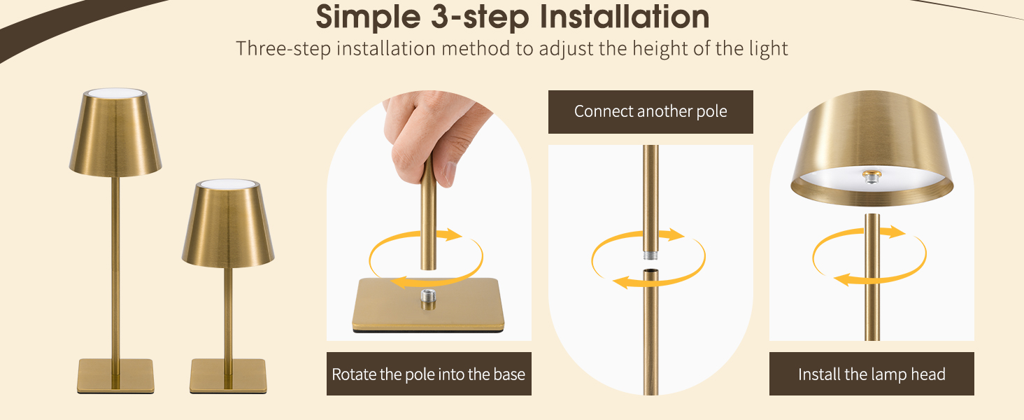 touch lights for table