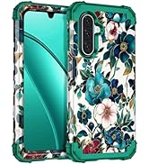 Hekodonk for Galaxy A17 5G Case,Three Layer Heavy Duty Shockproof Protection Hard Plastic+Soft Si...