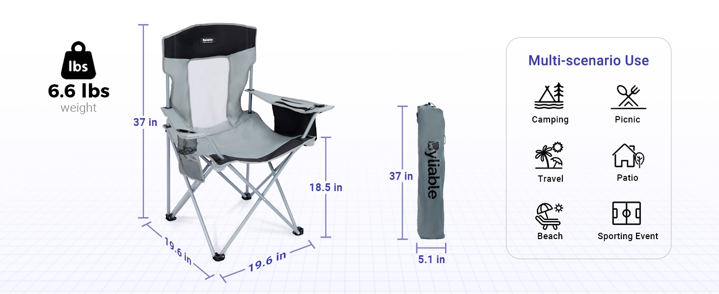 camping lawn chairs with cup holders for adults outdoor foldable camp portable folding chairs