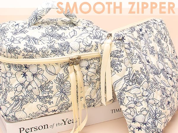 PAZIMIIK QUILTED MAKEUP BAG
