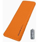 Naturehike Ultralight Insulated Sleeping Pad with R5.8, 3.2in Thickened Patchworkable Inflatable ...