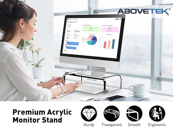 Acrylic Monitor Stand