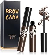 Brow Tattoo Peel Off Tint - Eyebrow Gel Tint with Eyebrow Stencils Long-Lasting Makeup, Brow Gel ...