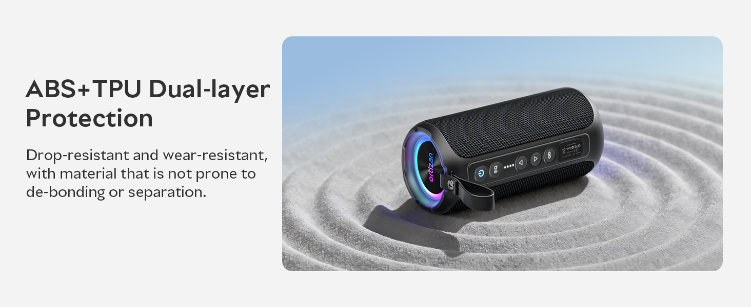 drop-proof and wear-resistant bluetooth speaker