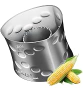 Stainless Steel Corn Peeler with Hanging Hook – Durable 304 Steel Corn Stripper Ring, Easy to Use...