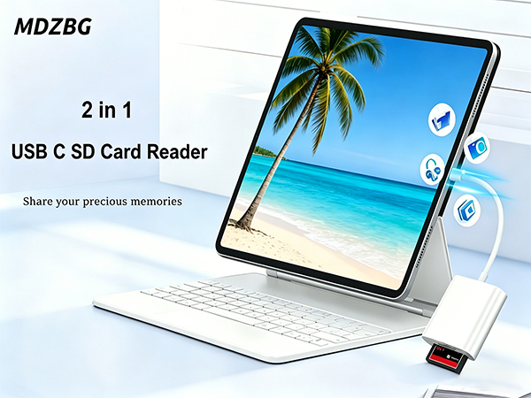 USB C SD Card Reader