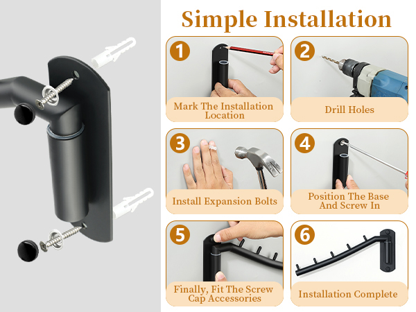 wall mounted clothe rack