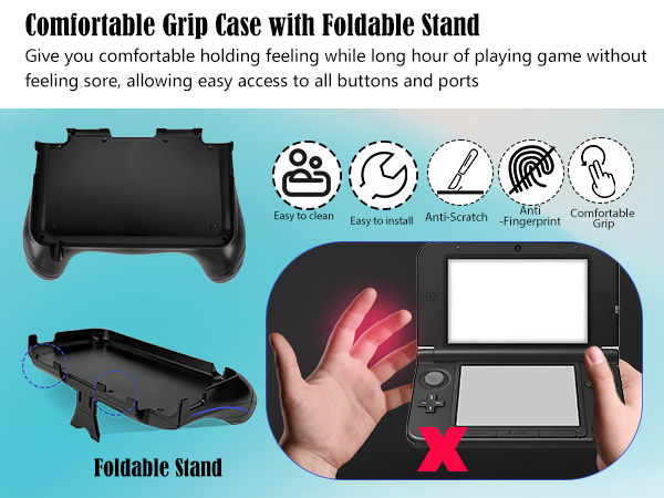 3ds xl/ll grip case