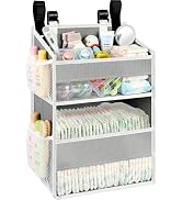 Ofiray-home Hanging Diaper Organizer for Changing Table,Cribs,Car,Playard or Wall & Nursery Organ...