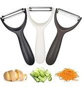 M Jingmei Vegetable Peeler for Potato Apple Fruit Carrot, Y Julienne Peelers for Kitchen, Swivel ...
