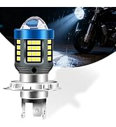 KoiLuvGo 1 PC Car H4 Bulb, Hi/Lo Beam Super Bright Daytime Running Light Bulbs, 1200LM Super Brig...