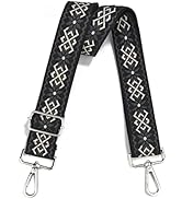 LVYOUME Crossbody Straps for Purses Silver Hardware Purse Strap Wide Shoulder Strap Adjustable Re...