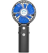 HandFan 5200mAh Portable Handheld Fan Rechargeable - 3 Speeds Foldable Personal Cooling, 2-IN-1 H...