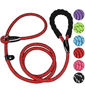 Slip Lead Dog Leash, Strong Dog Leash, 6 FT Heavy Duty Dog Leash, Durable Training Rope Slip Leas...