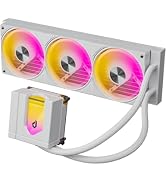 upHere 360mm AIO Liquid CPU Cooler - Intel LGA 1851/1700/2011 & AMD AM5/AM4, Magnetic Pump Cover,...
