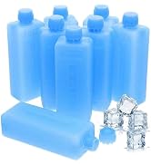 Angoily 8Pcs Reusable Ice Packs for Fan Air Cooler 0.14Qt Portable Ac Ice Freezer Blocks Cube wit...