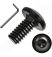 1/4-20 x 1/2"(24 Pack) Button Head Socket Cap Bolts Screws, FIXLINK Allen Hex Drive, Fully Thread...