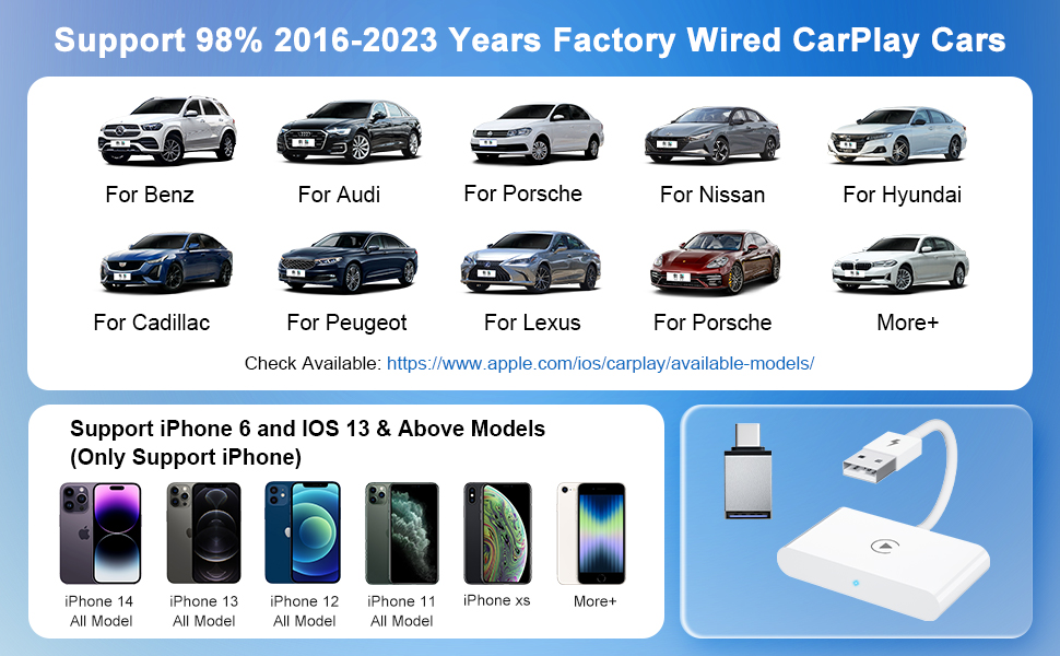 Wireless CarPlay Adapter for iPhone