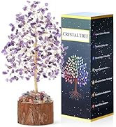 NUKAYAI Amethyst Crystal Tree of Life, Healing Crystals and Stones Crystal Tree for Positive Ener...