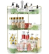 GTI 3-Tier Corner Bathroom Counter Organizer, Large Capacity Makeup Organizer Countertop, Perfume...