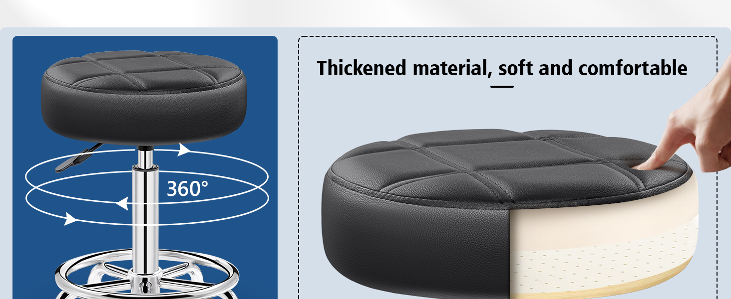 Rolling Stool with Wheels