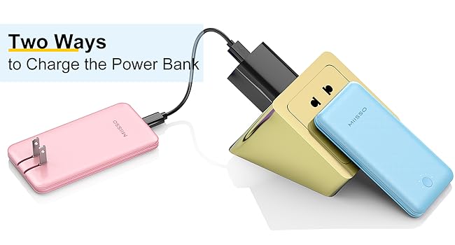 Power Bank Built-in Cables