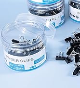 864 PCS 15mm Mini Binder Clips
