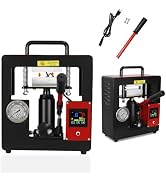 10 Ton Hydraulic Heat Press Machine,2.3 x 4.7 Inch Dual Heating Plate,Fast Heating Jack Heat Pres...