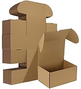 HORLIMER Shipping Boxes, 10x7x5 Brown Shipping Boxes Set of 20